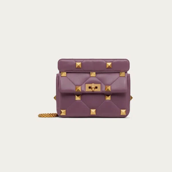 2021SS[VALENTINO]ナッパレザー ミディアム ショルダーバッグ 偽物 VW0B0I82BSFW03